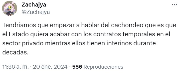 27 años de interino... VEINTISIETE