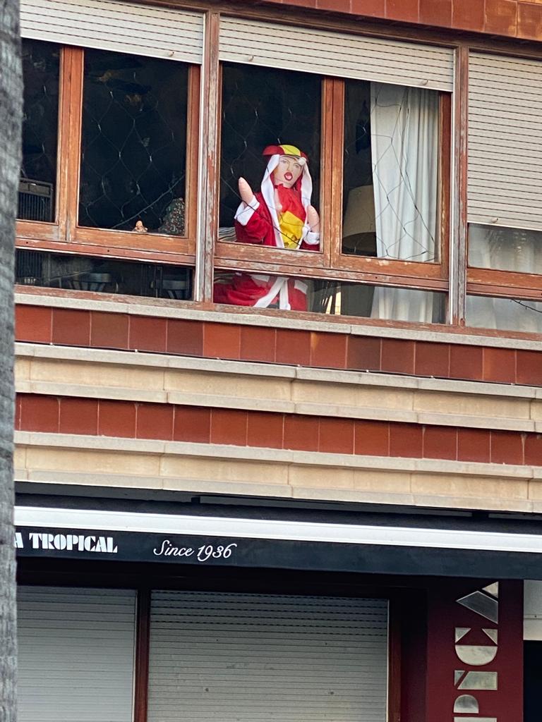 "Papá Noel" visto en Los Alcázares (Murcia)