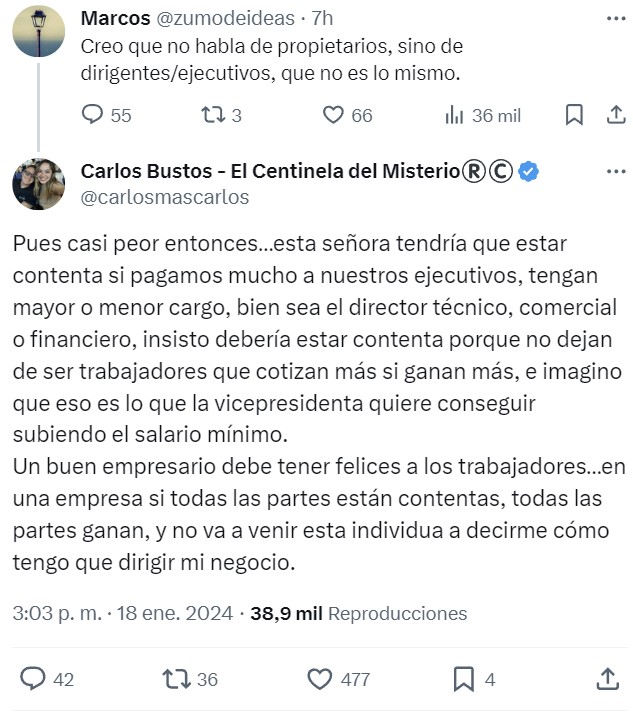 Un empresario responde a Yolanda Díaz tras afirmar que los altos cargos de empresas privadas cobran demasiado.