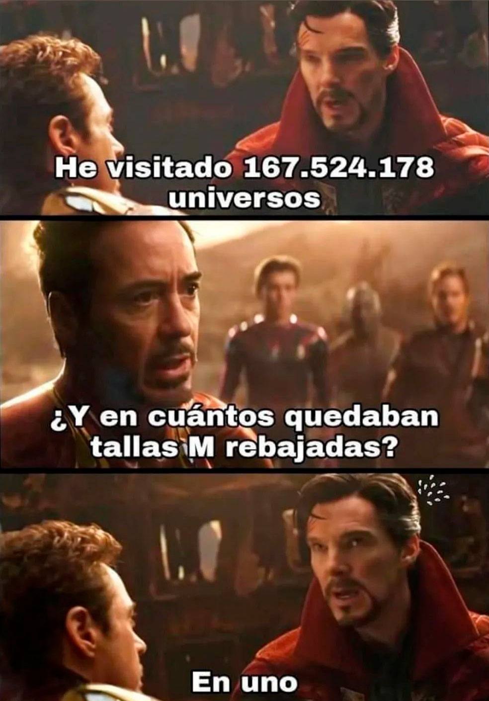 En rebajas siempre experimentamos un fenómeno recurrente...