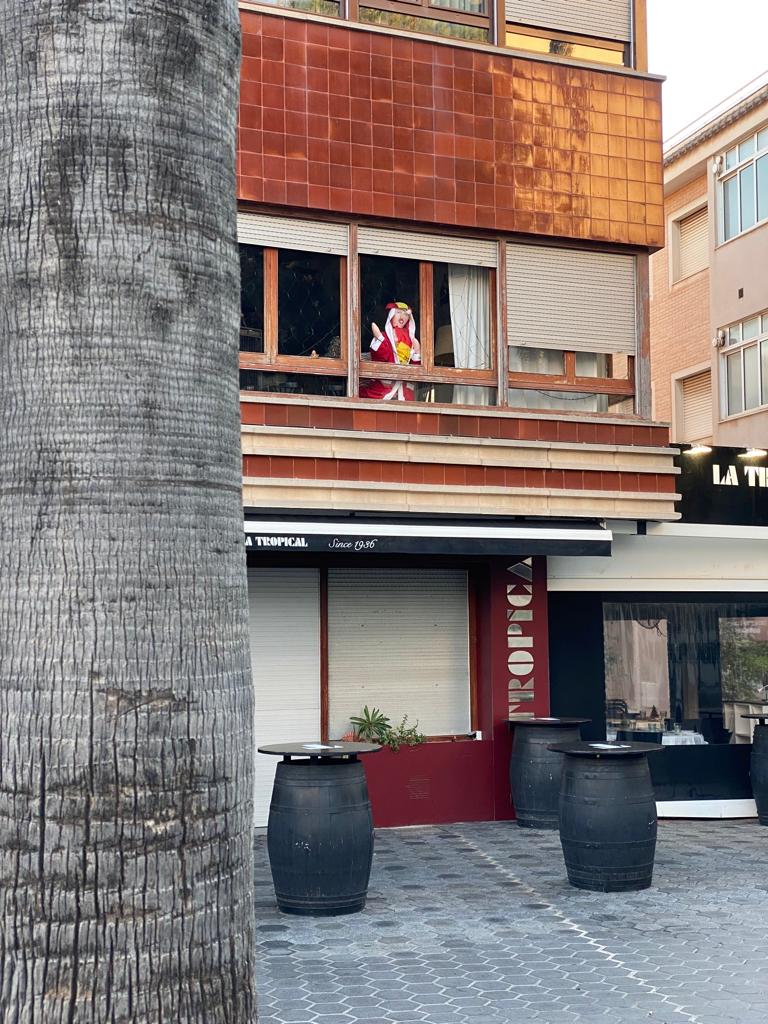 "Papá Noel" visto en Los Alcázares (Murcia)