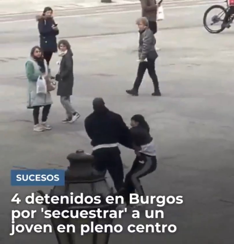 Secuestran a un joven en Burgos metiéndolo a la fuerza en un coche
