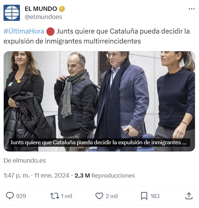 No es el qué, es el quién