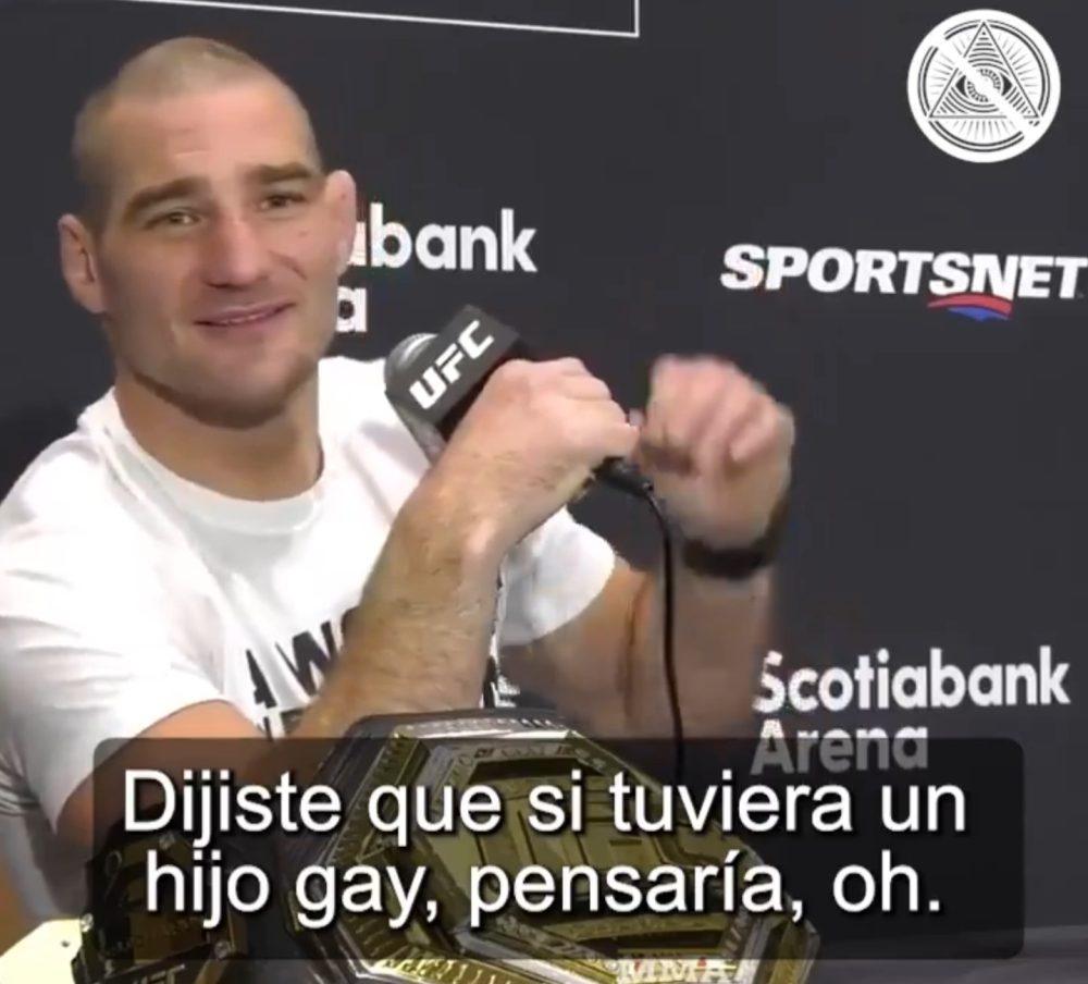Luchador de UFC le hace un KO técnico a un "aliado del movimiento lgtb"