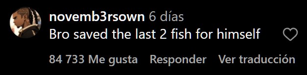 Quedan dos peces en la bolsa Y SE LA PELA