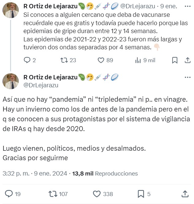 "Ni pandemia ni tripledemia ni poIIas"