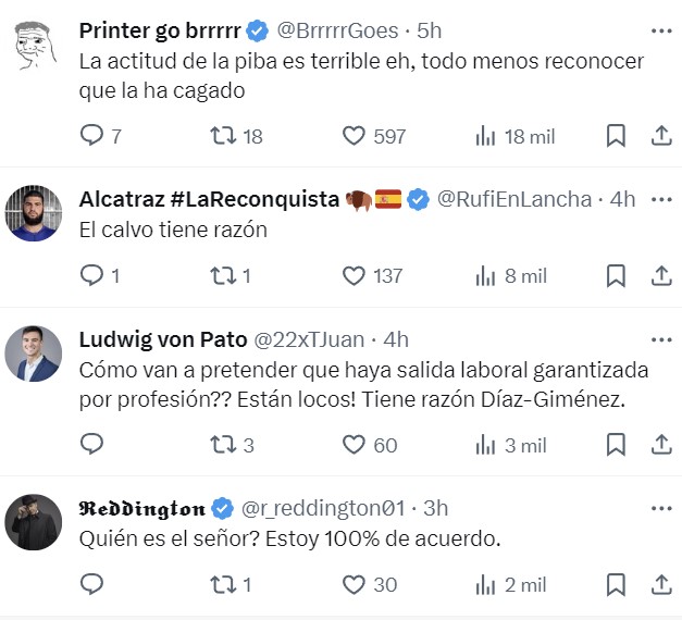 Una licenciada en periodismo se queja de que no encuentra un trabajo digno