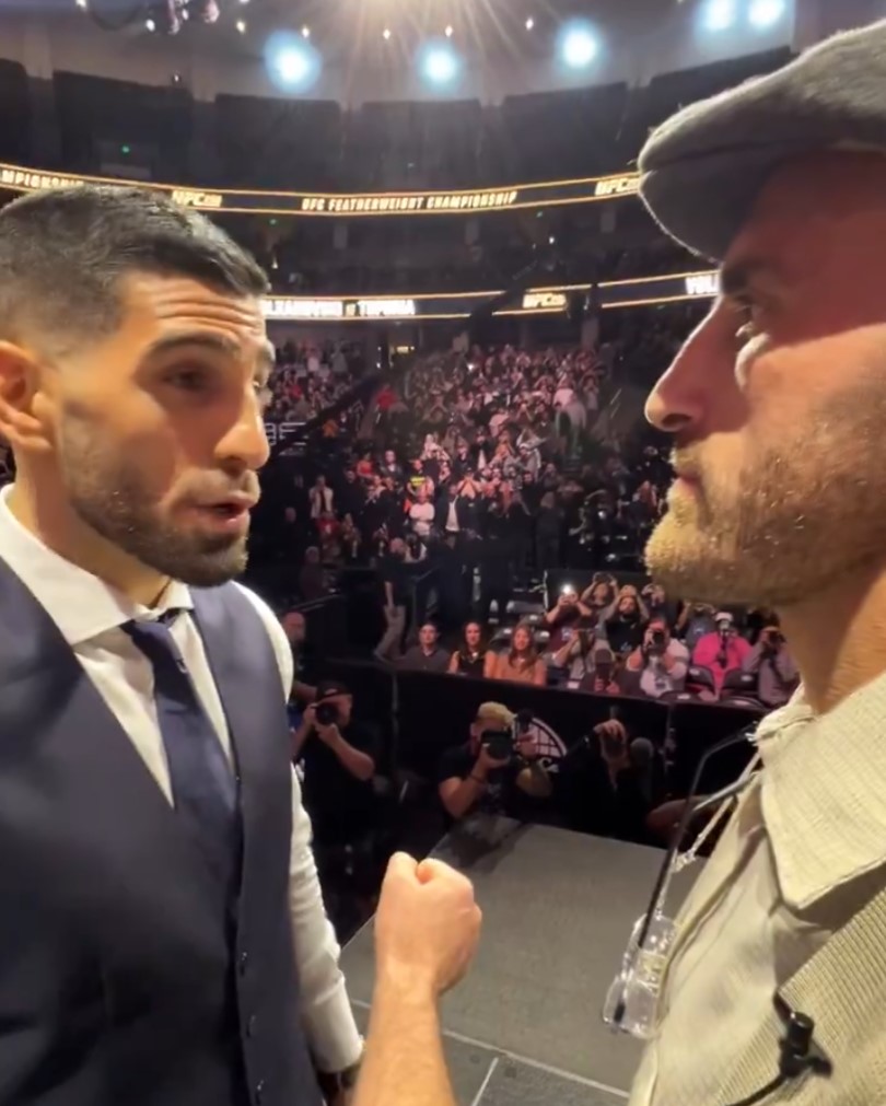 "Te respeto como persona, como profesional. Solamente estoy peleando por mis sueños" - Ilia Topuria