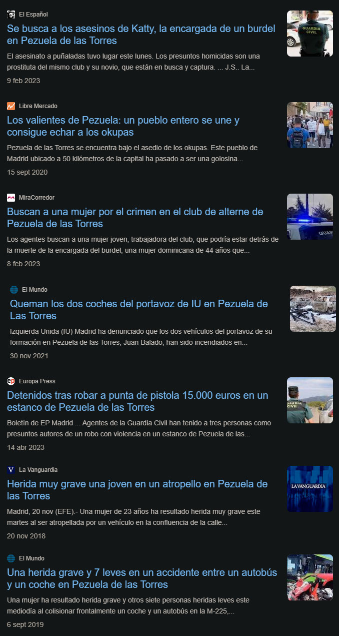 ¿Qué pasa en Pezuela de las Torres?
