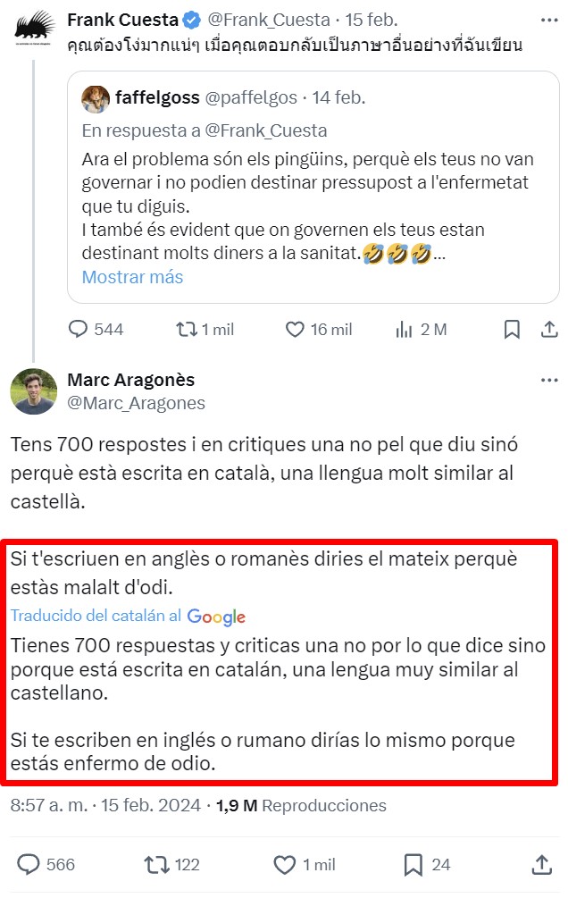 "Cuando un tonto coge un camino el camino se acaba y el tonto sigue"