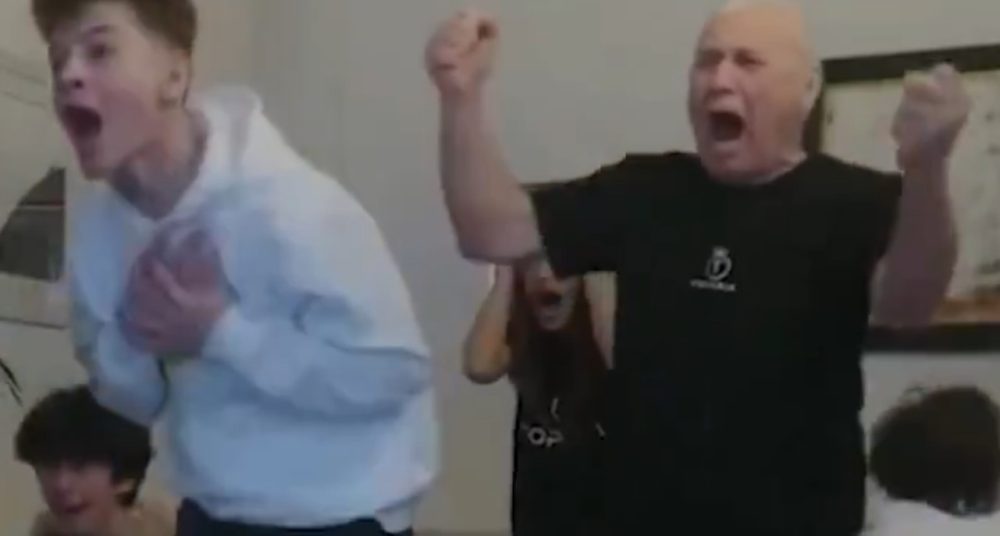 La reacción de la familia de Ilia Topuria al verle proclamarse campeón de la UFC