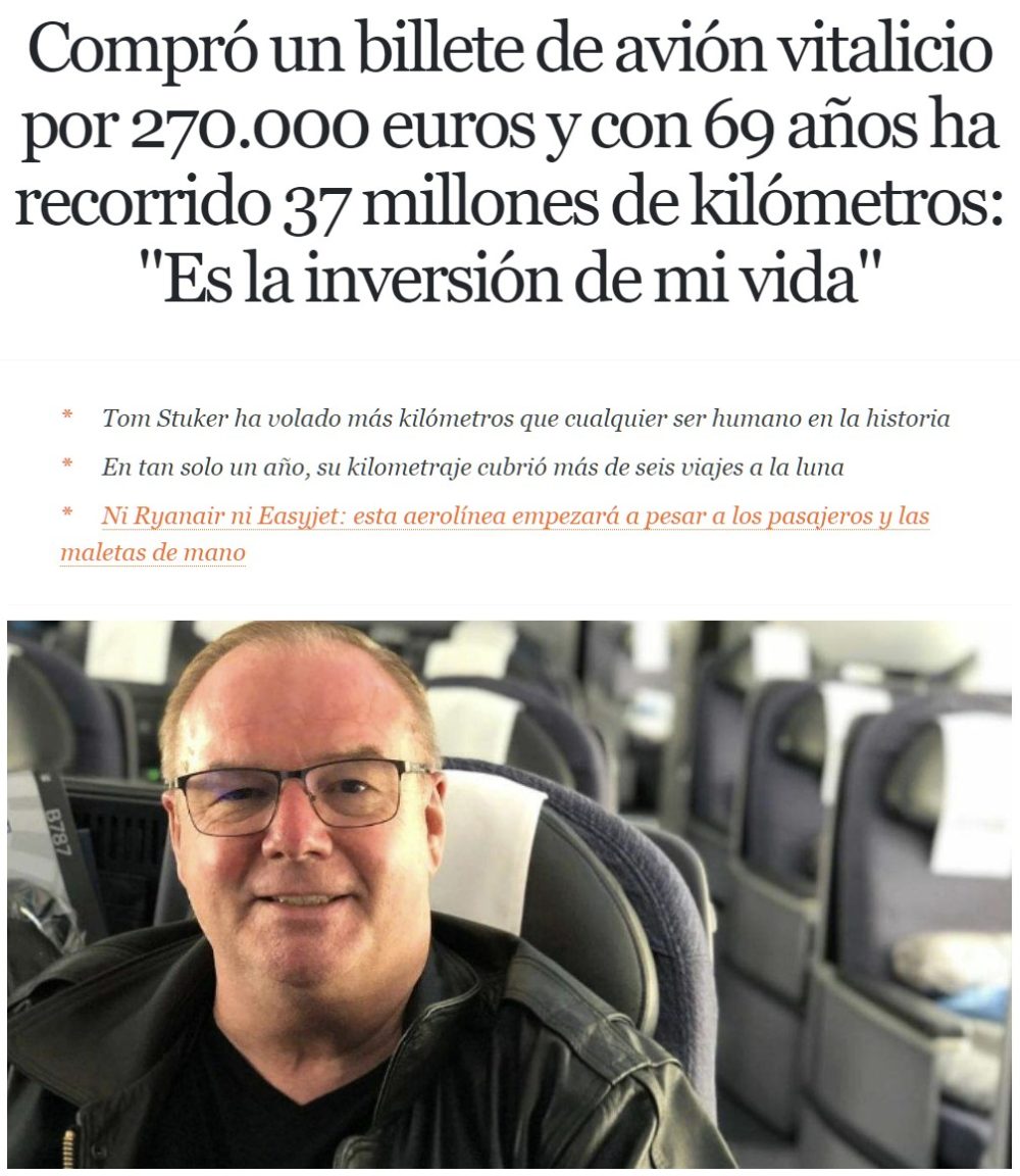 Este hombre aprovechó un bug y pagó 270.000 dólares por un billete de avión VITALICIO