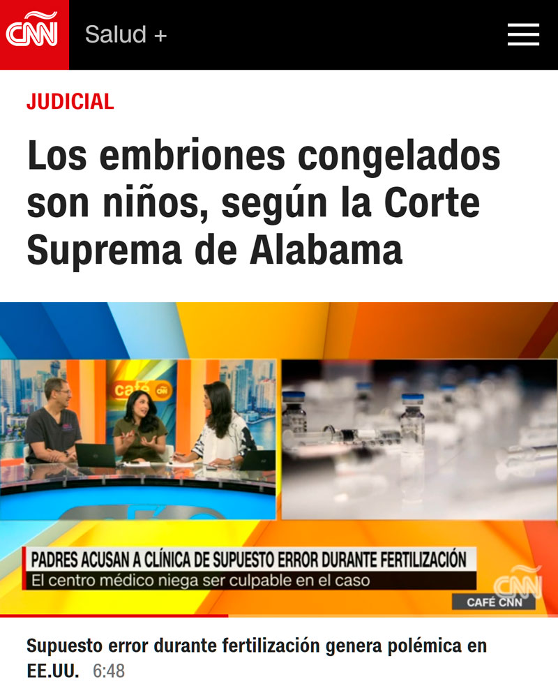 A partir de ahora los embriones se considerarán NIÑOS en Alabama