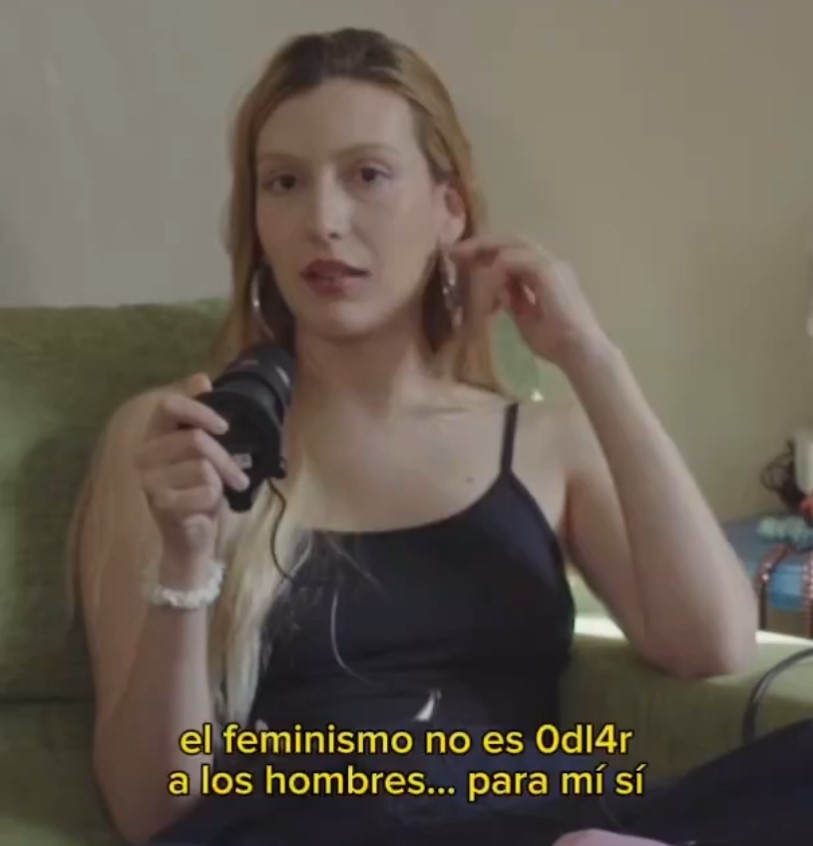 "¿El feminismo no es odіar a los hombres?... para mí sí".