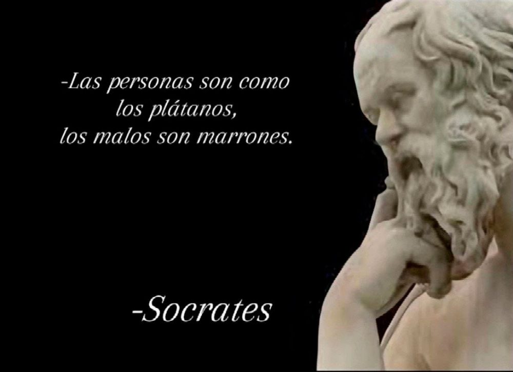 Estúpіdo y rаcista Sócrates...