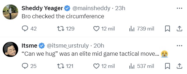 "He notado algo que me hace pensar que podríamos llegar a ser buenos amigos"