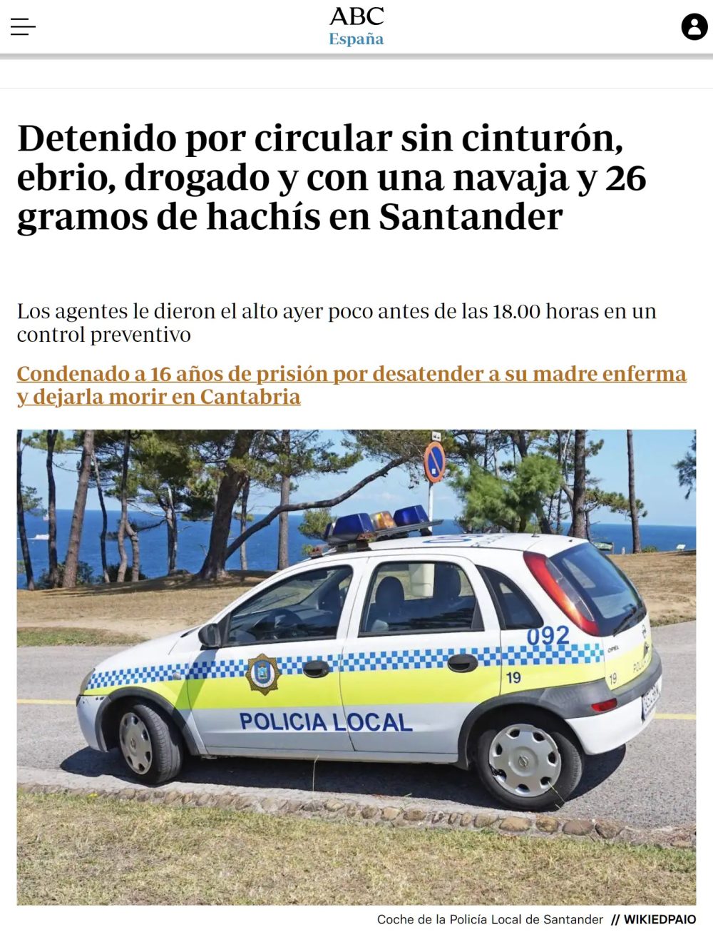 Moraleja: PONTE EL CINTURÓN.