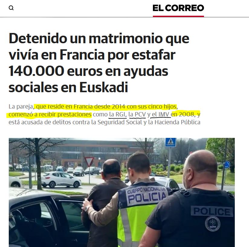 Aflora una nueva estafa con las ayudas sociales cobradas por personas que no viven en España.