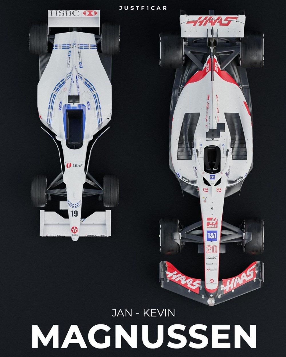 Diferencias de los monoplazas entre algunos pilotos y sus antepasados en la F1