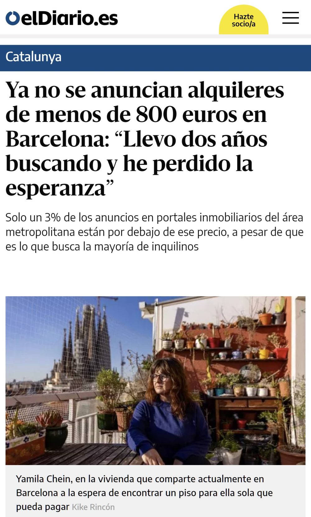 Mucha demanda + poca oferta =