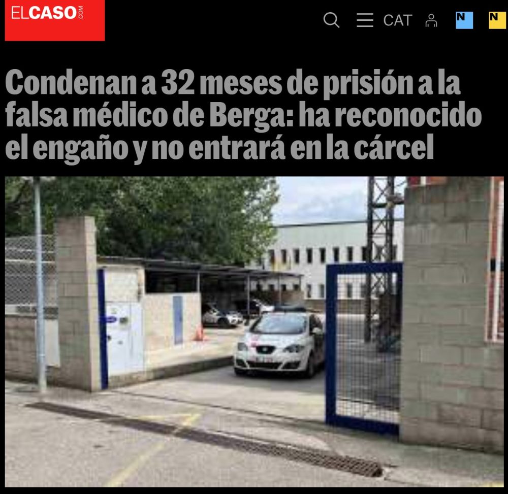 Atrápame si Puedes: una mujer se hace pasar por médico y es condenada a 32 meses de cárcel.