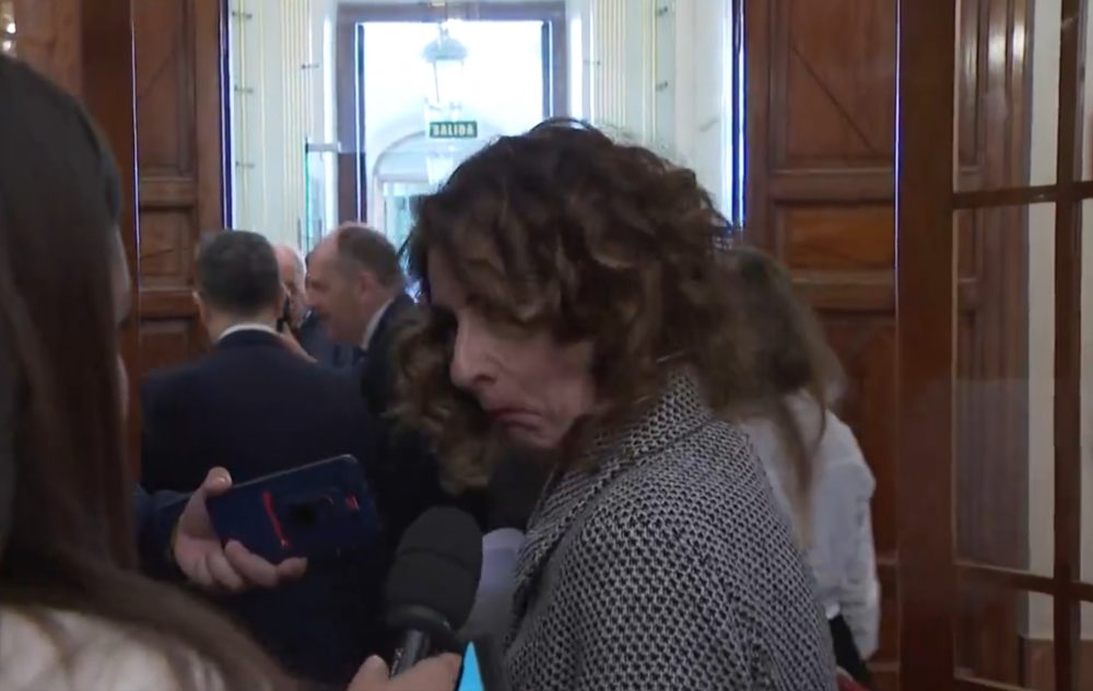 María Jesús Montero niega haber filtrado información de la pareja de Ayuso antes de que saliese en la prensa: "Yo no he dicho nada".