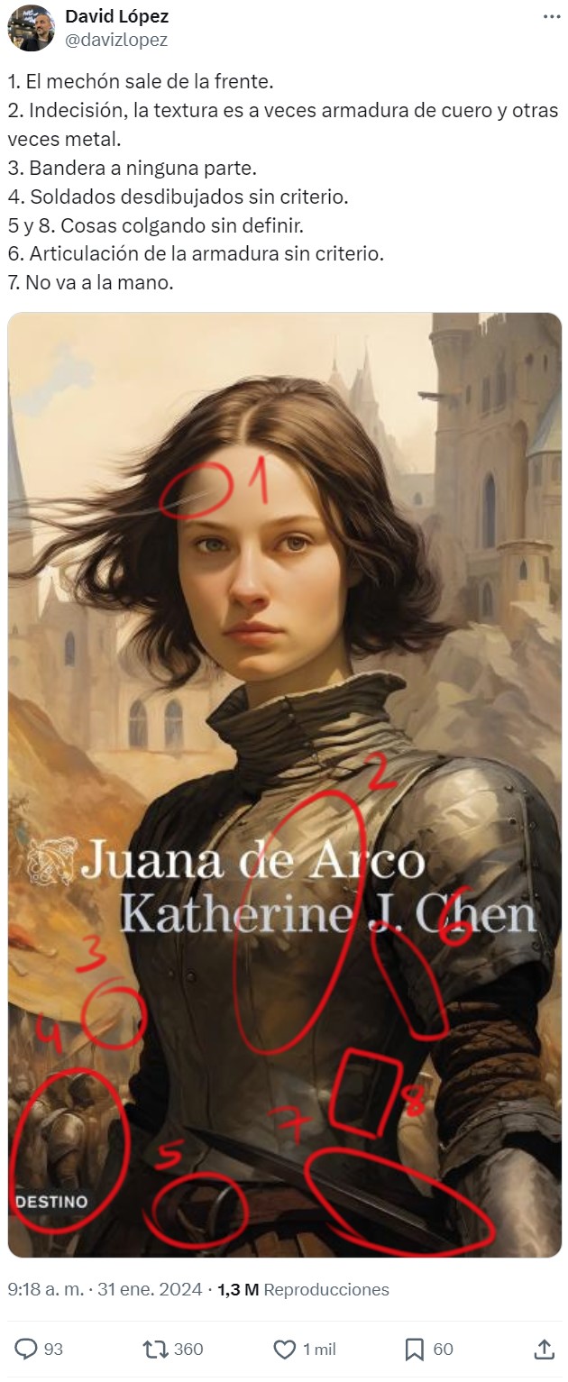 Ilustradores exigen a las editoriales que dejen de usar IA en sus portadas.