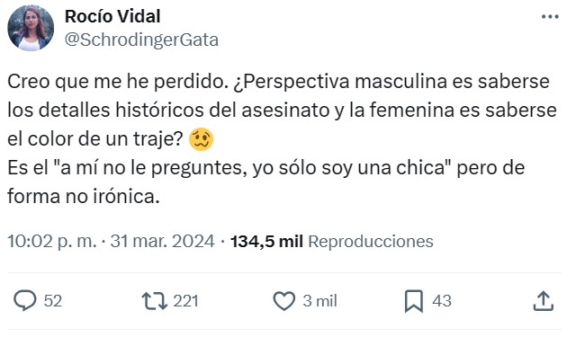 El Trivial también es machista, porque hace preguntas "con una perspectiva masculina brutaI".