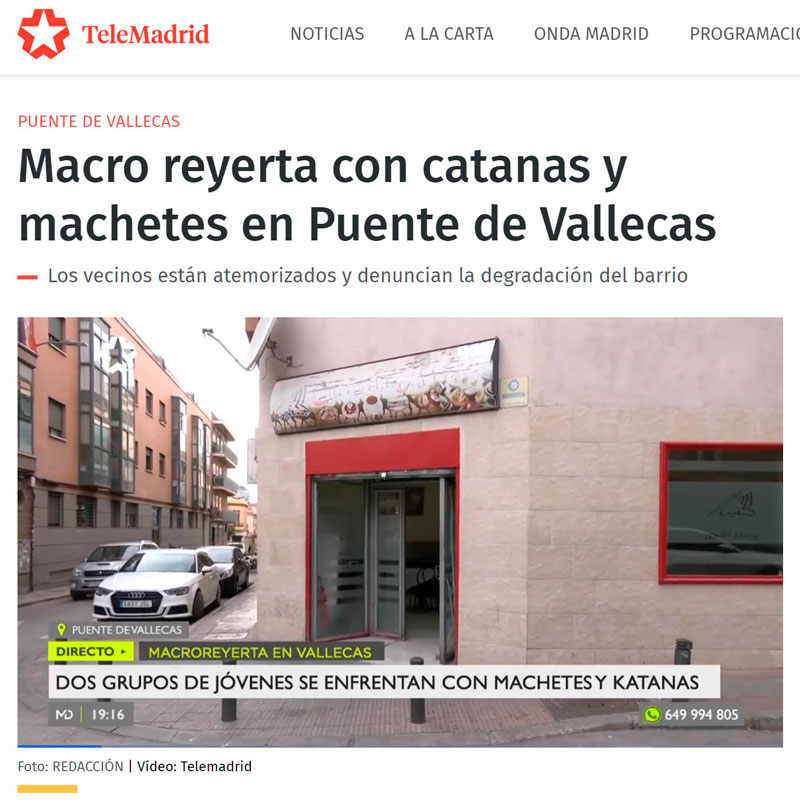 Cuando la palabra "reyerta" se queda corta, llega el concepto... "MACRO REYERTA"