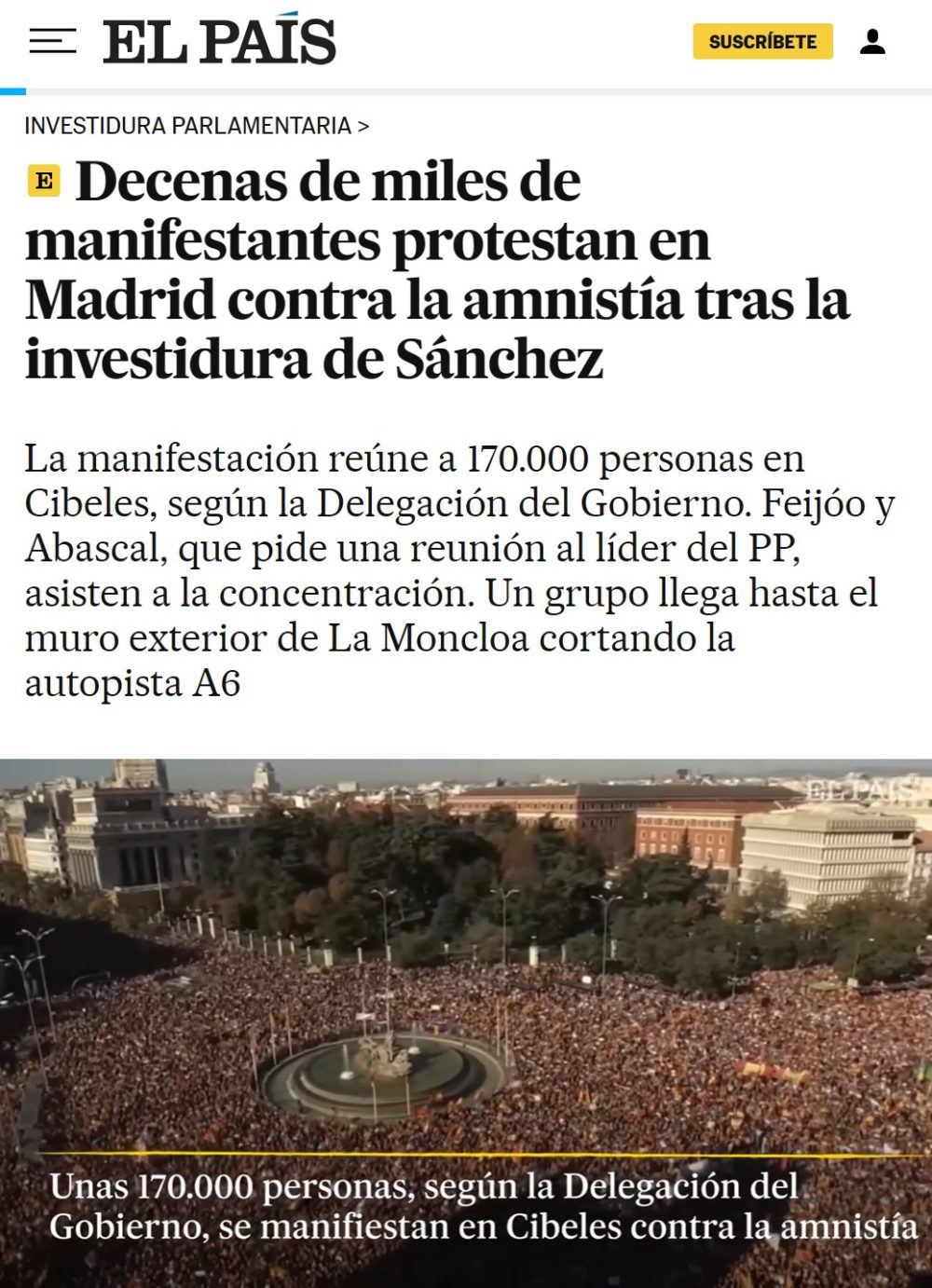 El País está tan confuso que se dañó a sí mismo...