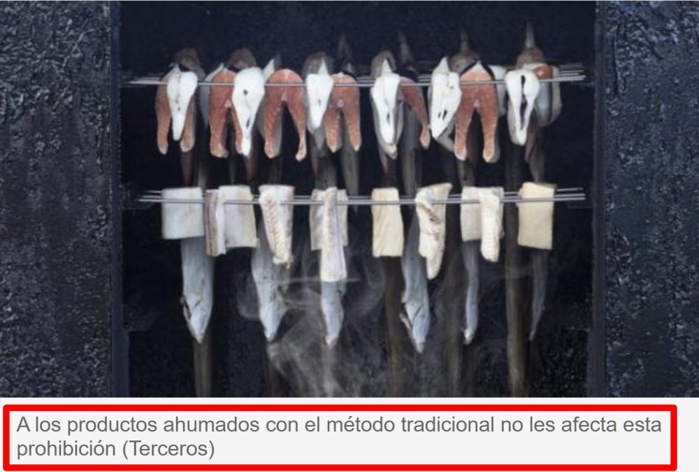 La UE retira los aromas ahumados del mercado porque igual son un pelín cancerígenos.