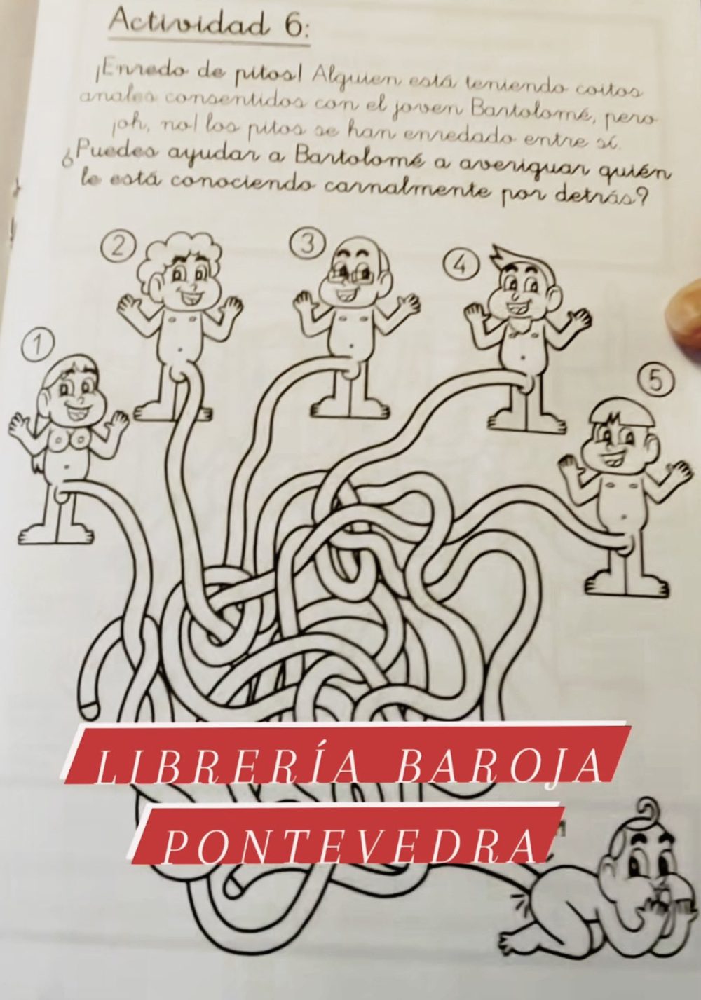 ¿Quién será el crack que coló esto como libro de colorear para niños de 6 años?