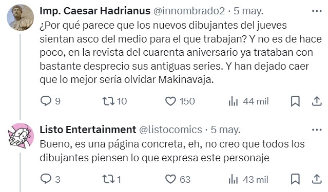 Revisionismo, también en los comics.