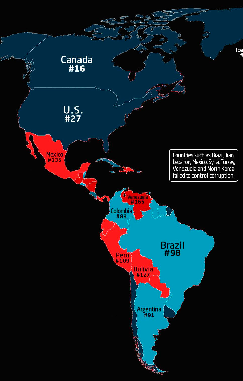 Control de la corrupción en el mundo
