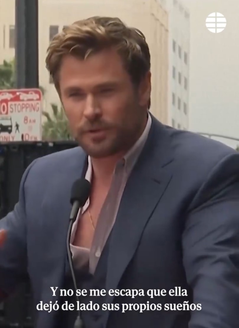 Chris Hemsworth muestra su agradecimiento en público a su mujer, Elsa Pataky: "Siempre estaré en deuda contigo"