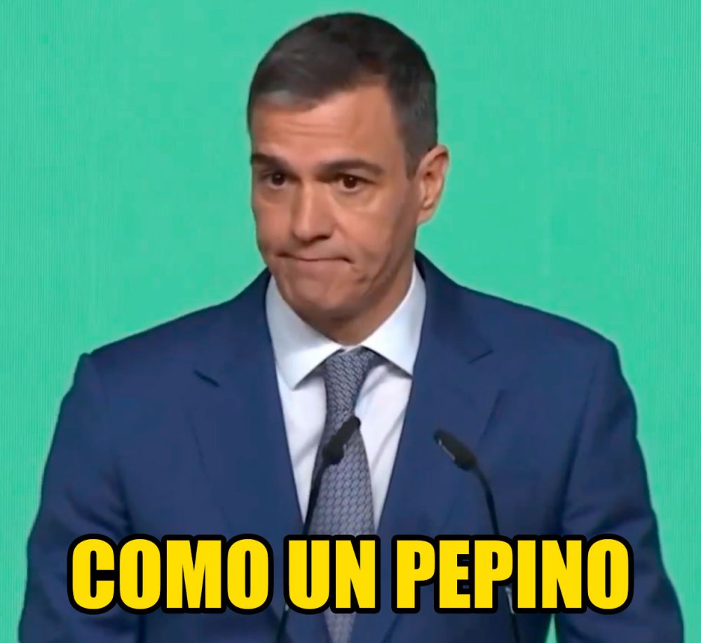 Pedro Sánchez: "La economía española ya no va como una moto, ahora va como un cohete."