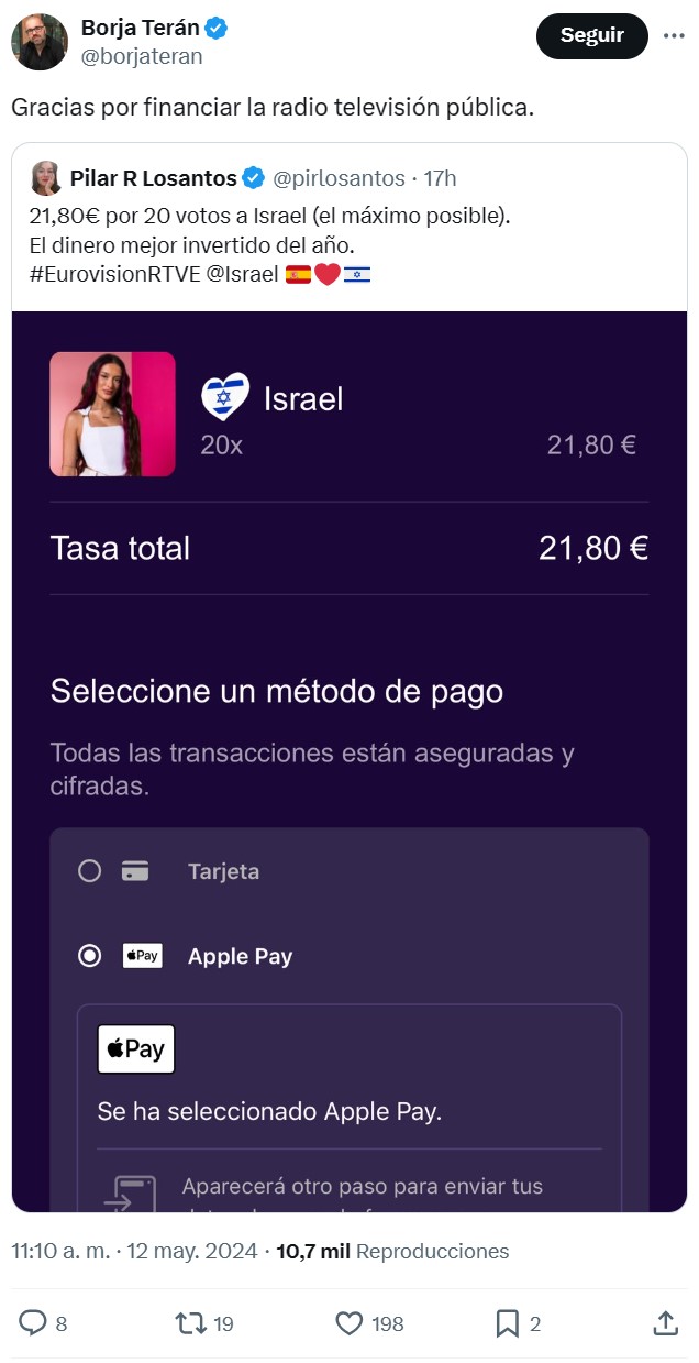 Ah, ¿pero que había que pagar?