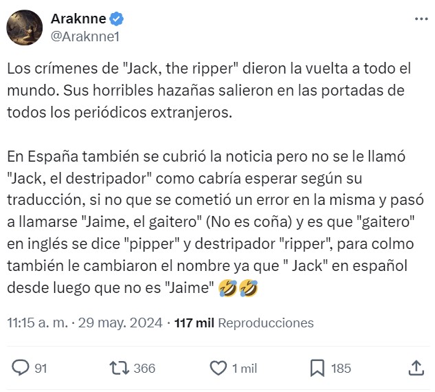 Vayamos por partes, como dijo JAIME EL GAITERO.
