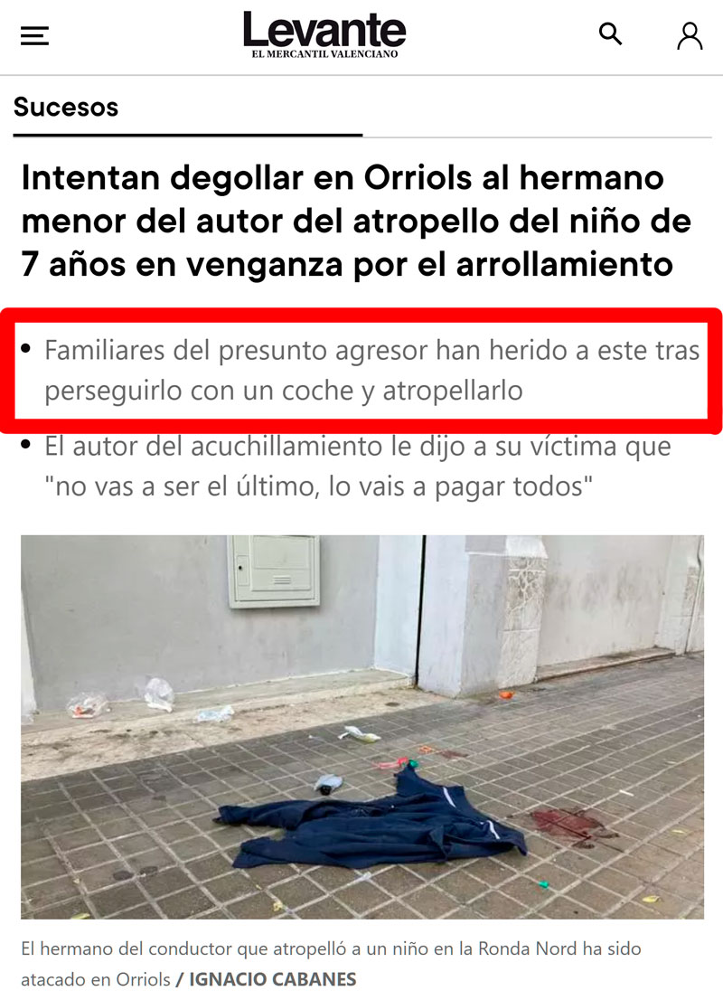 Han intentado cargarse al hermano del tipo que atropelló a un niño, PERO...