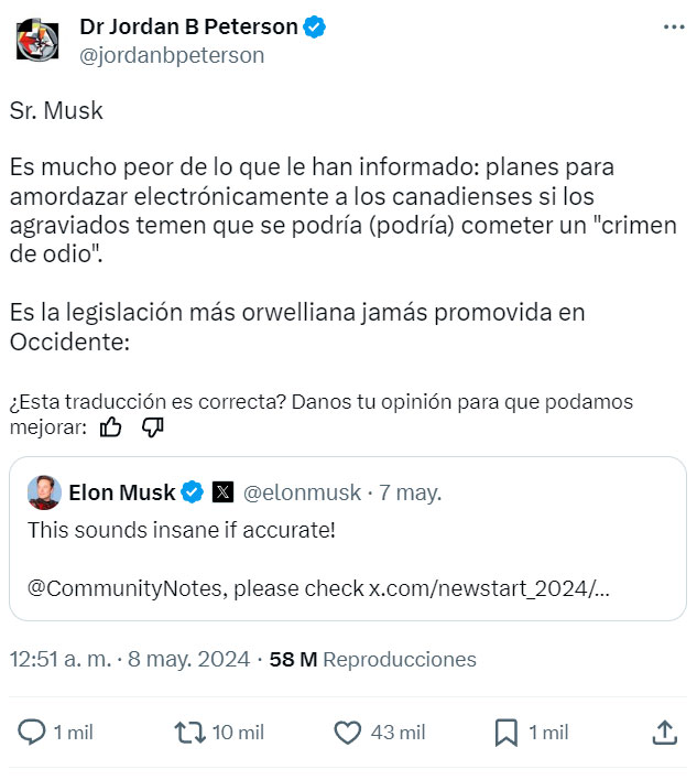 Canadá encarcelará a cualquiera que haya publicado ahora O EN EL PASADO 'discursos de odio' en Internet.