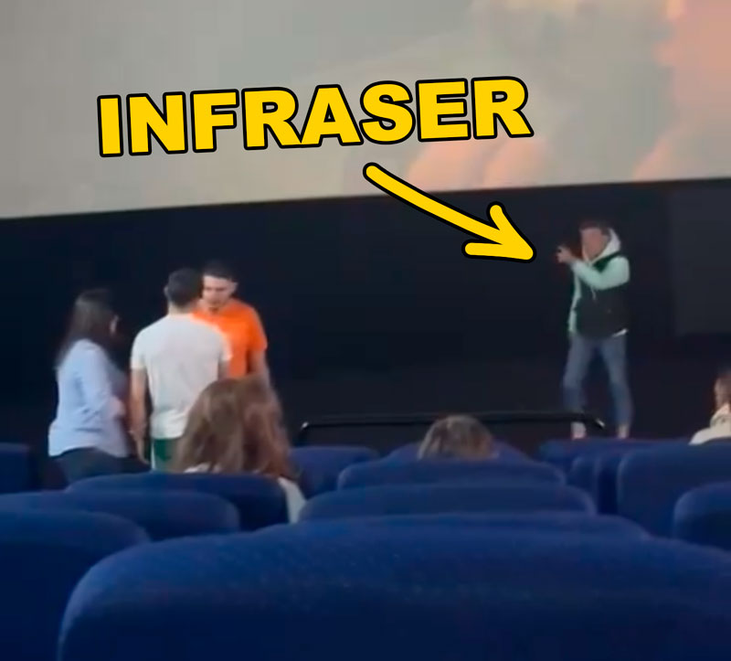 Una pelea en un cine obliga a detener la proyección de la película 'Garfield'.