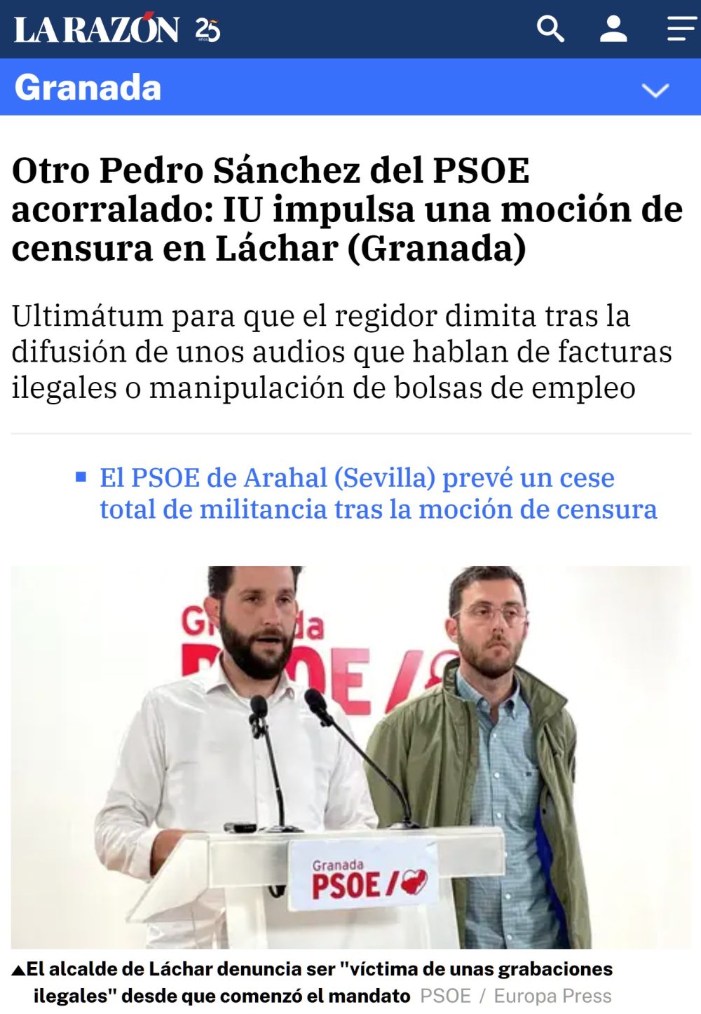 IU impulsa una MOCIÓN DE CENSURA contra PEDRO SÁNCHEZ