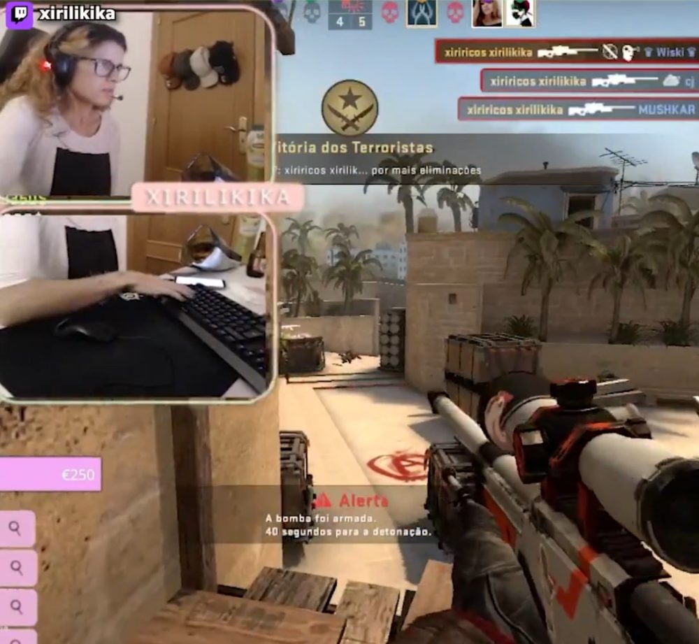 Esta mujer es capaz de jugar al Counter Strike con una sola mano. Y a un nivel alto.