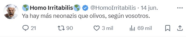 Pablo Iglesias: "Todo el mundo es nazі menos yo".