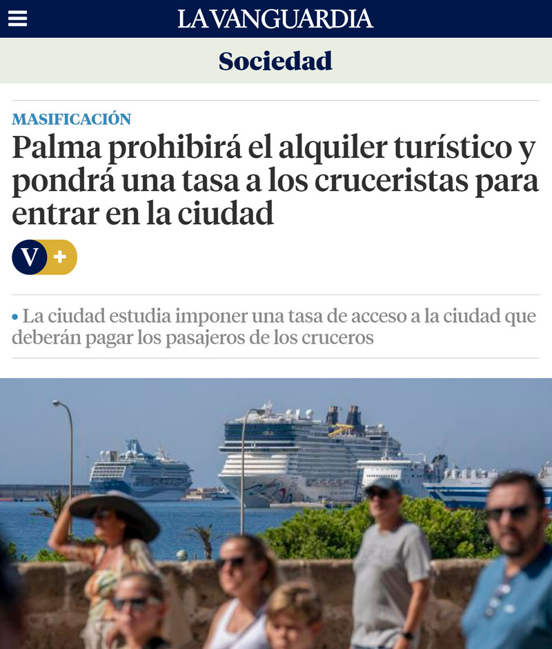Palma de Mallorca prohíbe el alquiler turístico en todas las viviendas