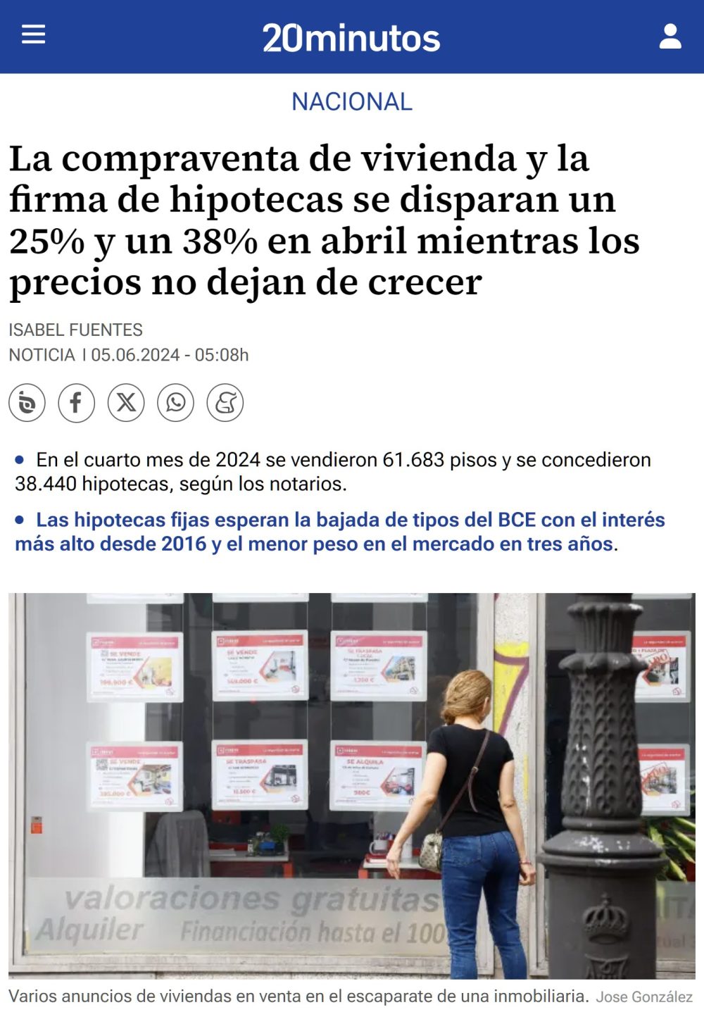 La compraventa de vivienda y la firma de hipotecas se disparan.