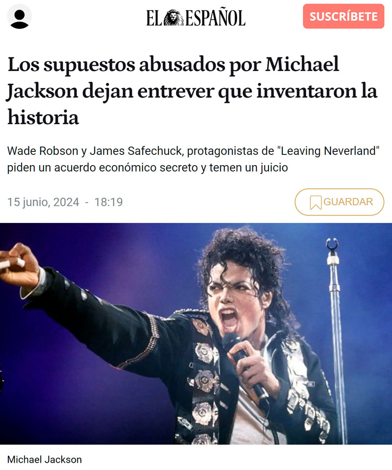 Los supuestos abusados por Michael Jackson piden un acuerdo económico secreto y temen un juicio.