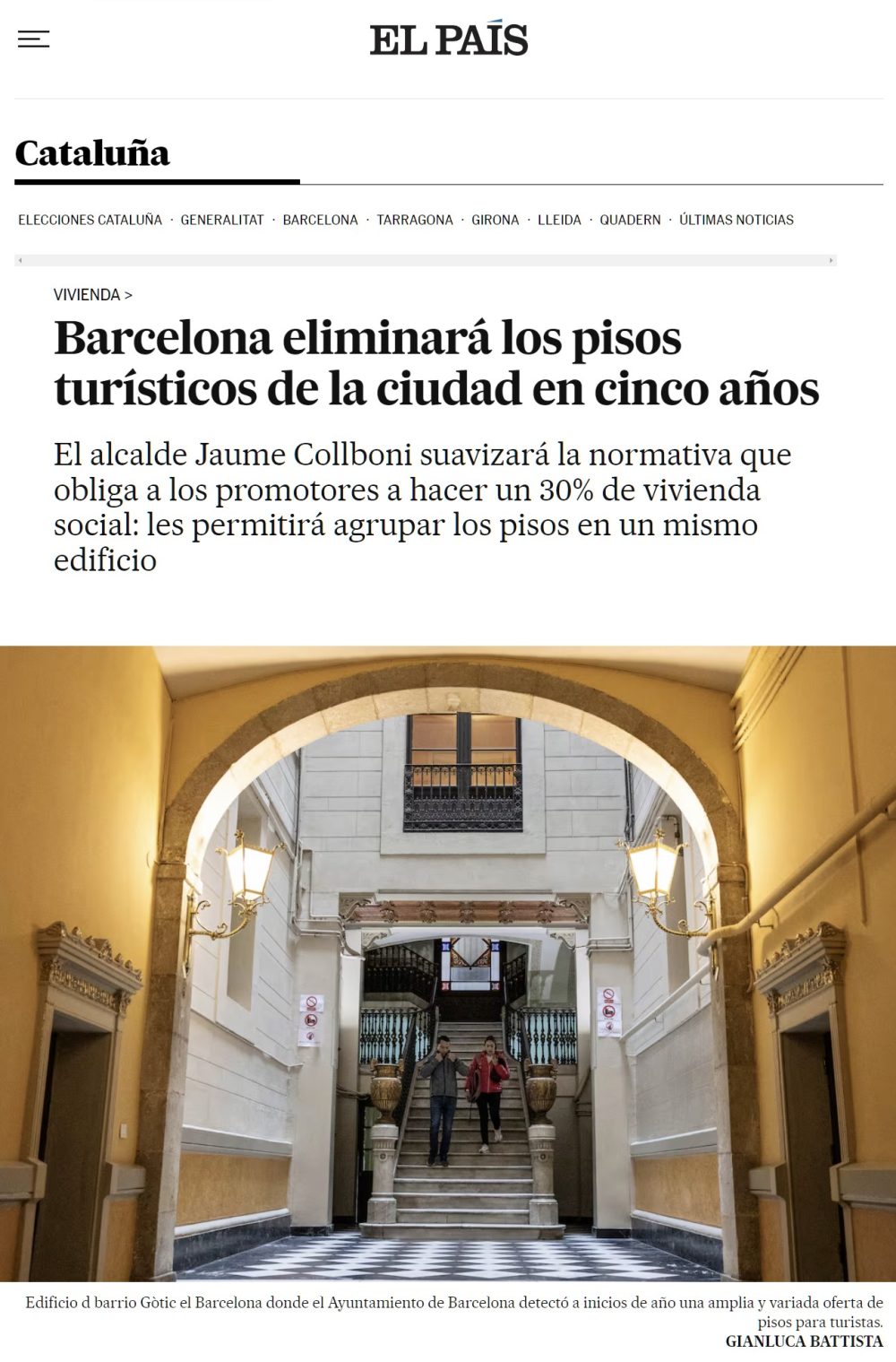 Barcelona acabará con TODOS los pisos turísticos en 5 años.