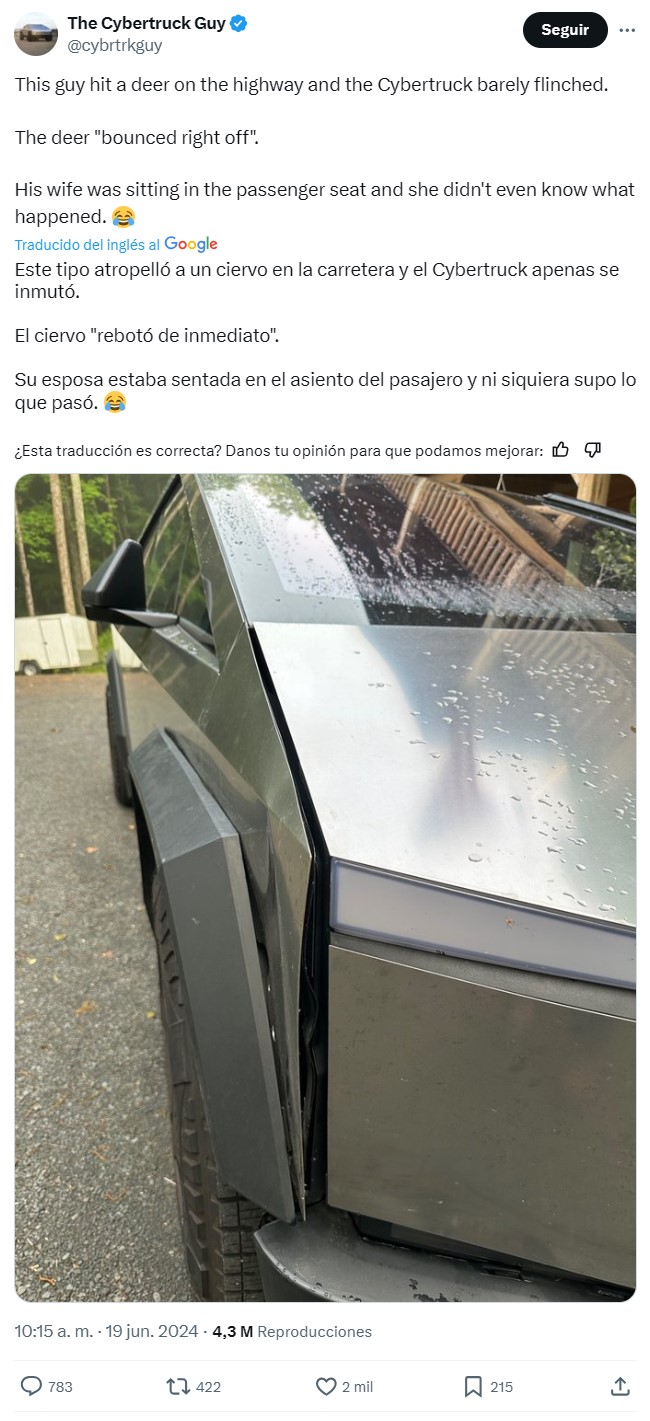 Ahora imaginad que era un peatón...