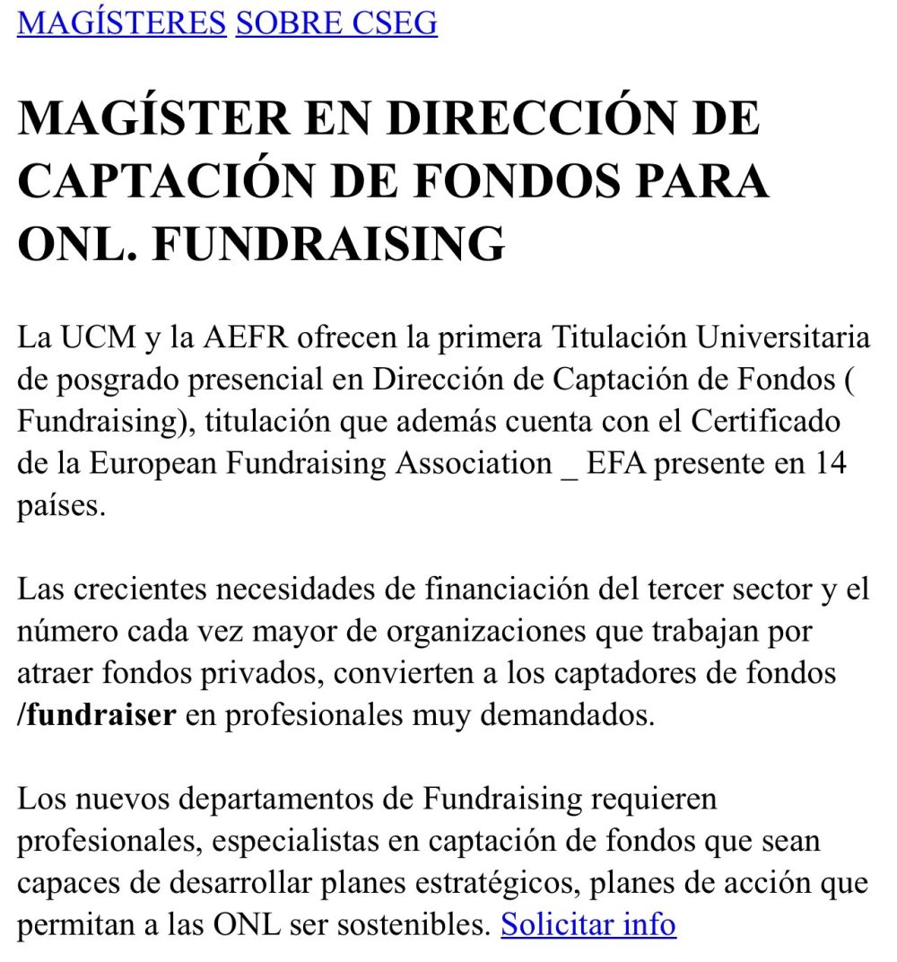 Hace 11 años Begoña tenía al mejor comercial de ventas posible...